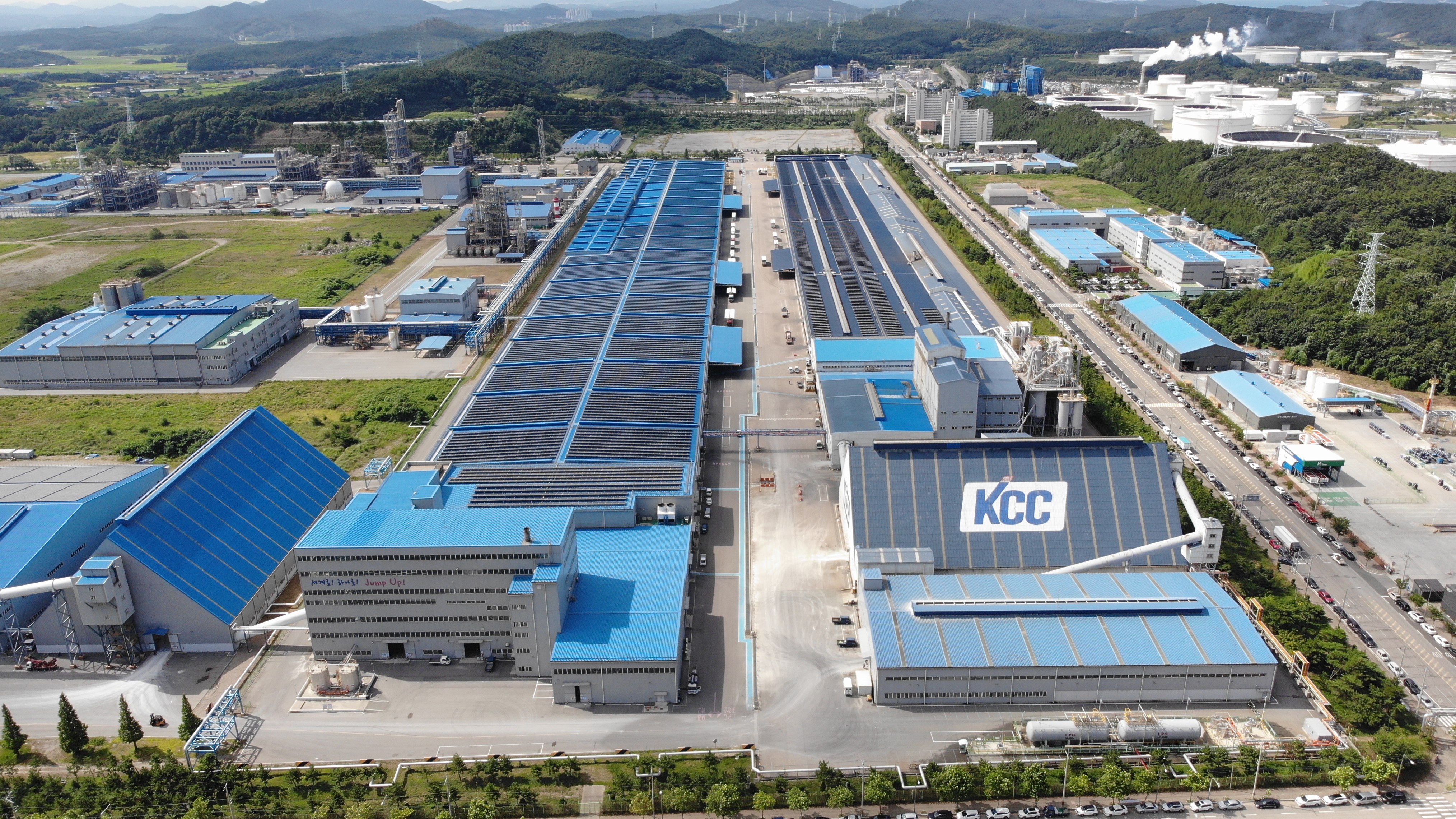 KCC 공장 일반 PV 시공 사례